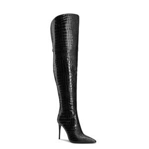Jennifer Le Caiman ll Thigh High Boots size 43 Fits Like a 10.5/11
